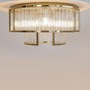 Kruhová - M MOD174CL-06G Stropní svítidlo Frame E14 6x60W zlatá kov sklo designové - MAYTONI - foto 6