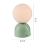 Stolní lampy dekorační - LD 19218-43 Kolekce Schöner Wohnen LED bateriové stolní svítidlo RUDI, inspirováno květy USB, 3000-6000K - JUST LIGHT - foto 6
