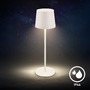 Stolní lampy dekorační - BRILO 7708016 Bota stolní lampa - 1,8W, 120lm, nabíjecí, LED, stmívatelné, dotykový vypínač, teplá bílá, bílá - BRILO - foto 6