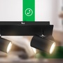 Bodová - BRILO 2840035 Isil A LED stropní bodové svítidlo, energetická třída A, 3-ramenné, 50.000h životnost, nastavitelné, černé - BRILO - foto 6