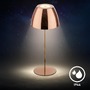 Stolní lampy dekorační - BRILO 7522013 BRILONER Serina LED bezdrátová stolní lampička IP44, stmívatelná, dotykový vypínač, měď 7522013 - foto 6
