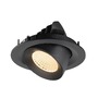 Kruhová - LA 1009544 NUMINOS® GIMBLE M Stropní vestavné svítidlo, 2700 K, 40°, černé - BIG WHITE (SLV) - foto 6