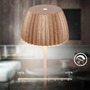 Stolní lampy dekorační - BRI 7625017 Loca stolní lampa - 8W, 800lm, LED, dotykový vypínač, stmívatelná, teplá bílá, kávová - BRILONER - foto 6