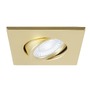 Pro zapuštěná svítidla - LA 1007194 UNIVERSAL DOWNLIGHT kryt pro downlight IP20, výkyvný, hranatý, matně zlatý - BIG WHITE (SLV) - foto 6
