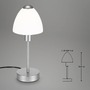Stolní lampy dekorační - BRILO 7025-014 Stolní lampa, 32 cm, max. 25 W, stříbrná - BRILO - foto 6