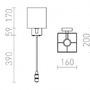 Dekorativní - RED R12956 TAINA se stínidlem bílá matný nikl 230V E27 LED 28+3W 25° 3000K - RED - DESIGN RENDL - foto 6