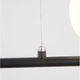 Podélná - NV 9100441 Závěsné svítidlo IMPERO bílé matné sklo černý kov G9 4x5W 230V IP20 bez žárovky - NOVA LUCE - foto 6
