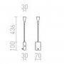 S ramenem - RED R11758 POINT nástěnná matný nikl 230V LED 3W 40° 3000K - RED - DESIGN RENDL - foto 6