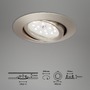 Kruhová - BRI 7172-032 3ks sada LED vestavné svítidlo, pr. 8,2 cm, 3,5 W, matný nikl - BRILONER - foto 6