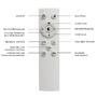 Hranatá - LD 11622-18 MARIO LED stropní svítidlo, černá, stmívatelné, dálkový ovladač, paměť 2700-5000K - LEUCHTEN DIREKT / JUST LIGHT - foto 6