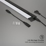 Přisazená - BRILO 2224015 LED skříňkové svítidlo 54,5 cm 6W 800lm černá (starý kód: BRILO 2224-015) - BRILO - foto 6