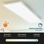 Hranatá - BRILO 7304016 Hvězdné nebe svítidlo LED panel, 119,5 cm, 3800 lm, 36 W, bílé (starý kód: BRILO 7304-016) - BRILO - foto 6