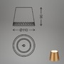 Na stůl - BRILO 7485017 LED nabíjecí stolní lampa, 11 cm, USB-C, 280lm, zlatá - BRILONER - foto 6