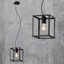 Hranatá - BRI 4020-015 Závěsné svítidlo, 120 cm, max. 40 W, černá - BRILONER - foto 6