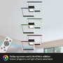 Hranatá - BRILO 3755-015 RGB CCT LED stropní svítidlo, 59,7 cm, 44 W, 4400 lm, černá - BRILO - foto 6