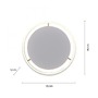 Kruhová - LD 15391-60 RITUS LED stropní svítidlo, matná mosaz, kruhové, pr.40cm, stmívatelné, Switchmo, teplá bílá krokově stmívatelné 3000K - LEUCHTEN DIREKT / JUST LIGHT - foto 6
