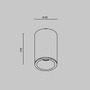 Downlight - M C029CL-01-S-B Stropní svítidlo Zoom GU10x1 50W C029CL-01-S-B - MAYTONI - foto 6