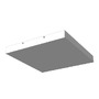 Hranatá - RED R10632 STRUCTURAL 55X55 přisazená satinované sklo 230V 2G11 3x36W - RED - DESIGN RENDL - foto 6