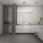 Kruhová - BRI 7049015 LED vestavné svítidlo, 11,5 cm, 6W, 600lm, černá - BRILONER - foto 6