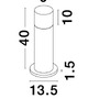 Sloupková - NV 9905022 Venkovní sloupkové svítidlo NOTEN černý hliník čirý a bílý akryl LED 8W 3000K 220-240V IP65 120st. IP65 - NOVA LUCE - foto 6