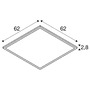 LED panely - LA 1008602 PANEL C DALI 625 34 W 830/840 UGR - BIG WHITE (SLV) - foto 6