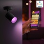 SmartHome Paul Neuhaus - PH 50634/30/P7 Hue Fugato Bluetooth SVÍTIDLO BODOVÉ GU10 4x5,7W 4x350lm 2000-6500K, černá - PHILIPS HUE (915005761801) - foto 6