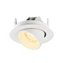 Kruhová - LA 1010054 NUMINOS® GIMBLE XS Stropní vestavné svítidlo, 3000 K, 20°, IP20, kulaté, bílé - BIG WHITE (SLV) - foto 6
