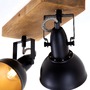 Bodová - BRI 2901-025 Bodové svítidlo 28 cm 2x E14 25W černá - BRILONER - foto 6