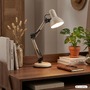 Stolní lampy pracovní - BRILO 7394011 Pixa lampička na psací stůl, vypínač, nastavitelné, E14, béžová - BRILO - foto 6