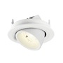 Kruhová - LA 1009425 NUMINOS® GIMBLE S Stropní vestavné svítidlo, 4000 K, 20°, IP20, kulaté, bílé - BIG WHITE (SLV) - foto 6