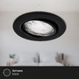 Kruhová - BRI 7147-035 3ks LED vestavné svítidlo, pr. 8,6 cm, 5 W, černá - BRILONER - foto 6