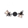 Bodová - LD 15282-18 TINULA LED 2 ramenné stropní svítidlo černá barva otočné v jednoduchém designu - LEUCHTEN DIREKT / JUST LIGHT - foto 6