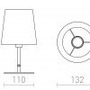 Stolní lampy dekorační - RED R13274 MINNIE stolní černá chrom 230V E14 15W - RED - DESIGN RENDL - foto 6