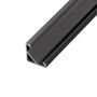 Rohové profily - LED profil R6C černý rohový 16*16 - foto 6