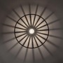 Dekorativní - LD 15636-18 SPIKE LED stropní svítidlo 50x50 matná černá barva kruhové s laťovým designem - LEUCHTEN DIREKT / JUST LIGHT - foto 6