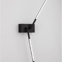 Nepřímé osvětlení - NV 9180723 Nástěnné svítidlo RACCIO černý kov a akryl LED 9.2W 230V 3000K IP20 - NOVA LUCE - foto 6