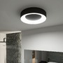 Kruhová - P 71097 LED stropní svítidlo Casca IP44 CCT 230V 23W černá mat - PAULMANN - foto 6