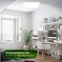 Hranatá - BRILO 7549016 Tava A LED stropní svítidlo, energetická třída A, přímé a nepřímé osvětlení, 50.000h životnost, 42x42 cm, bílé - BRILO - foto 6