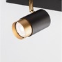 Bodová - NV 9111434 Bodové svítidlo POGNO černá a zlatý hliník GU10 2x10W IP20 220-240V bez žárovky - NOVA LUCE - foto 6