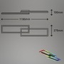 Hranatá - BRILO 3754015 RGB CCT LED stropní svítidlo 119,5cm 45W 4400lm černá (starý kód: BRILO 3754-015) - BRILO - foto 6