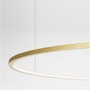 Kruhová - NV 9345610 Závěsné svítidlo TARQUIN broušený zlatý hliník a akryl LED 58W 230V 3000K IP20 stmívatelné - NOVA LUCE - foto 6