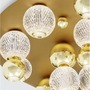 Dekorativní - NV 9695700 Stropní svítidlo BRILLE zlatý hliník a sklo LED 86W 230V 3200K IP20 stmívatelné - NOVA LUCE - foto 6