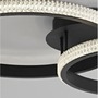 Kruhová - NV 9481094 Stropní svítidlo NAGER černý hliník a akryl LED 28W 230V 3000K IP20 - NOVA LUCE - foto 6