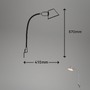 S ramenem - BRI 2079-014 Noční lampička pr. 14 cm 1x E27 10W chrom - BRILONER - foto 6