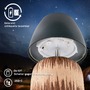 Stolní lampy dekorační - BRILO 7593014 Cera stolní lampa - 2,5W, 200lm, bezdrátová, IP44, LED, stmívatelná, teplá bílá, antracit/dřevo - BRILO - foto 6