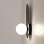 Dekorativní - M MOD419WL-01B Nástěnné svítidlo Bao G9 28W černý kov moderní - MAYTONI - foto 6