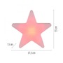 Stolní lampy dekorační - LD 19291-16 LED bateriové svítidlo AKKU-STAR, bílá, velké, venkovní IP44, nabíjecí přes USB, RGB/6000K - JUST LIGHT - foto 6