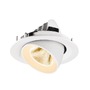 Kruhová - LA 1009551 NUMINOS® GIMBLE M Stropní vestavné svítidlo, 2700 K, 20°, bílá - BIG WHITE (SLV) - foto 6