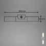 Koupelnová - BRI 2148028 Nástěnné svítidlo 33 cm 2x E14 9W chrom (starý kód: BRI 2148-028) - BRILONER - foto 6