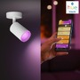 SmartHome Paul Neuhaus - PH 50632/31/P7 Hue Fugato Bluetooth SVÍTIDLO BODOVÉ 2xGU10 5,7W 350lm 2000-6500K, bílá - PHILIPS HUE (915005761301) - foto 6
